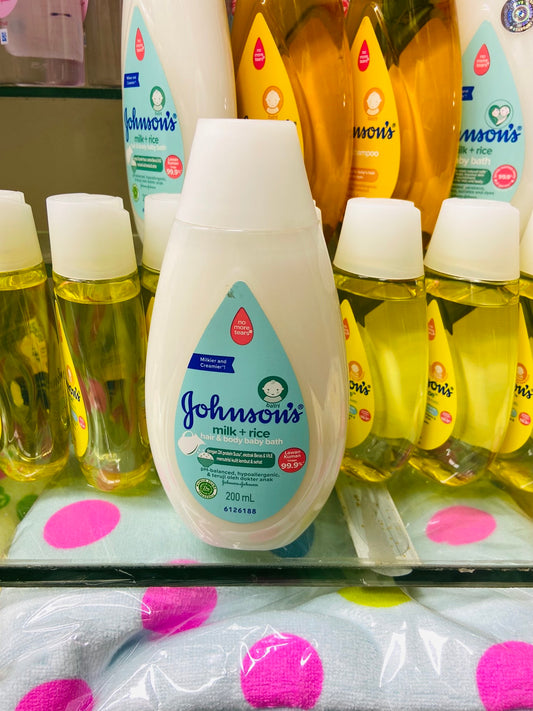 johnson milk+rich bath-100ml/200ml/500