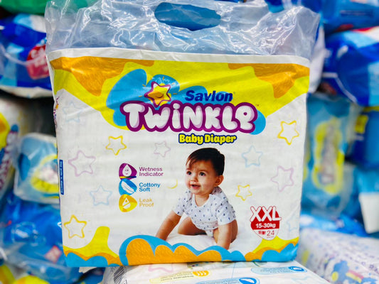 Savlon Twinkle Baby Belt Diaper XXL 24 pcs