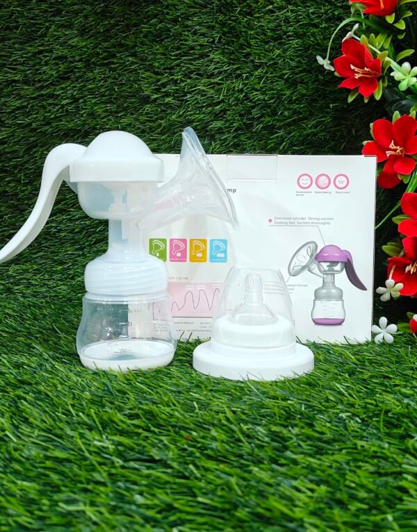 Manual massage breast pump