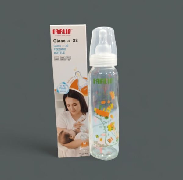 FARLIN BABY GLASS FEEDER LARGE 240ml