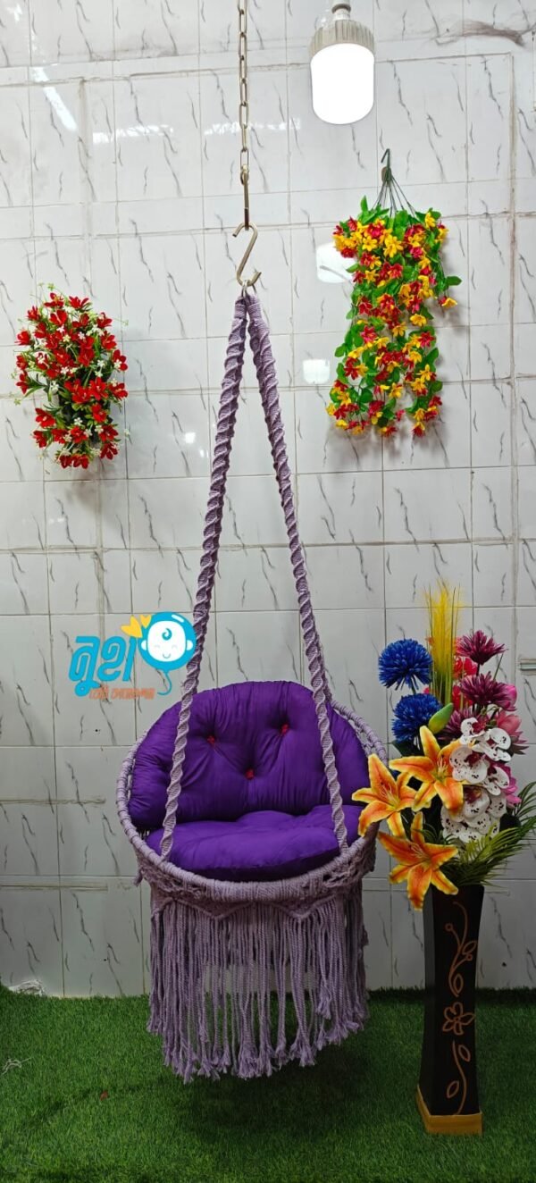 ২৬ ইঞ্চি চেয়ার কটন সুতার তৈরি দোলনা