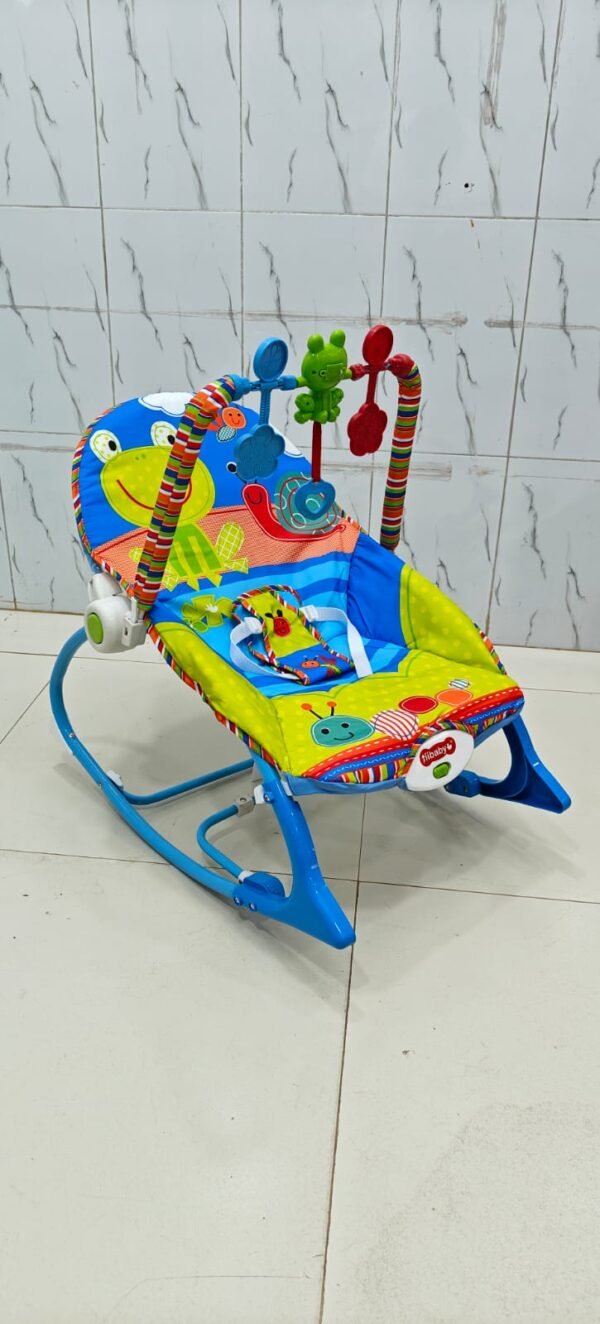 Tiibaby Newborn To Toddler Portable musical rocker