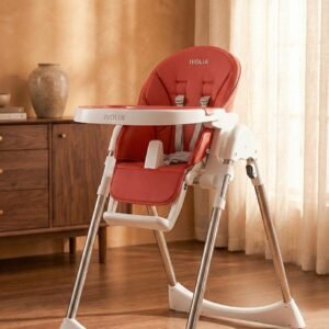 Ivolia B1 Baby Feeding High Chair [ লাল ক্রিম ]
